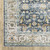 2' X 3' Blue Gold Rust Ivory And Olive Oriental Printed Stain Resistant Non Skid Area Rug