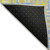 5' X 8' Yellow Denim Blue And Beige Abstract Washable Indoor Outdoor Area Rug