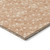 2' X 3' Salmon Geometric Washable Non Skid Indoor Outdoor Area Rug