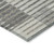 5' X 8' Beige Ivory And Taupe Striped Washable Indoor Outdoor Area Rug