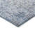 3' X 5' Sky Blue Charcoal And Ivory Abstract Washable Indoor Outdoor Area Rug