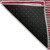 3' X 5' Red And Ivory Geometric Washable Indoor Outdoor Area Rug