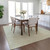 3' X 5' Artichoke Green And Ivory Geometric Washable Indoor Outdoor Area Rug