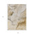 5' X 8' Beige and Brown Abstract Washable Indoor Outdoor Area Rug