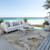 5' X 8' Beige and Brown Abstract Washable Indoor Outdoor Area Rug