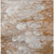 3' X 5' Terra Cotta Gray And Silver Abstract Washable Indoor Outdoor Area Rug