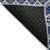 5' X 8' Navy Blue And Ivory Moroccan Washable Indoor Outdoor Area Rug