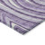 3' X 5' Lavender Purple And Ivory Abstract Washable Indoor Outdoor Area Rug