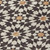 5' X 8' Charcoal Silver And Copper Floral Medallion Washable Indoor Outdoor Area Rug