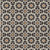 5' X 8' Charcoal Silver And Copper Floral Medallion Washable Indoor Outdoor Area Rug