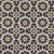 5' X 8' Charcoal Silver And Copper Floral Medallion Washable Indoor Outdoor Area Rug
