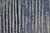 8' Blue Gray And Ivory Striped Power Loom Distressed Runner Rug