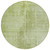 8' Sage And Green Round Abstract Washable Indoor Outdoor Area Rug