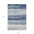 10' X 14' Navy Blue And Ivory Striped Washable Indoor Outdoor Area Rug
