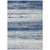 10' X 14' Navy Blue And Ivory Striped Washable Indoor Outdoor Area Rug