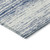 10' X 14' Navy Blue And Ivory Striped Washable Indoor Outdoor Area Rug