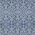 10' X 14' Navy Blue And Ivory Damask Washable Indoor Outdoor Area Rug