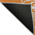 8' X 10' Orange Gray And Ivory Floral Medallion Washable Indoor Outdoor Area Rug