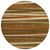 8' Brown Copper And Beige Round Striped Washable Indoor Outdoor Area Rug