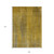 9' X 12' Chocolate Striped Washable Non Skid Indoor Outdoor Area Rug