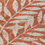 8' X 10' Orange And Ivory Floral Washable Indoor Outdoor Area Rug