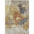 8' X 10' Taupe Black And Copper Abstract Washable Indoor Outdoor Area Rug