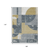 9' X 12' Gray And Gold Geometric Washable Indoor Outdoor Area Rug