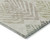 8' Beige Taupe And Artichoke Green Round Floral Washable Indoor Outdoor Area Rug