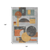 10' X 14' Gray Gold And Orange Geometric Washable Indoor Outdoor Area Rug