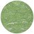 8' Green Blue And Ivory Round Abstract Washable Indoor Outdoor Area Rug