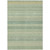 10' X 14' Artichoke Green Striped Washable Non Skid Indoor Outdoor Area Rug