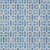 10' X 14' Denim Blue And Ivory Geometric Washable Indoor Outdoor Area Rug