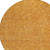 8' Orange Gray And Ivory Round Polka Dot Washable Indoor Outdoor Area Rug