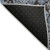 8' Chocolate And Aqua Round Damask Washable Indoor Outdoor Area Rug