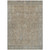 9' X 12' Tan Gray And Brown Oriental Washable Indoor Outdoor Area Rug