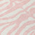 8' Pink And Gray Round Animal Print Washable Indoor Outdoor Area Rug