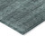 10' X 14' Teal Blue Aqua And Gray Striped Washable Indoor Outdoor Area Rug