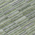 8' Olive Green And Gray Round Striped Washable Indoor Outdoor Area Rug