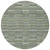 8' Olive Green And Gray Round Striped Washable Indoor Outdoor Area Rug