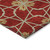 9' X 12' Orange And Gold Geometric Washable Indoor Outdoor Area Rug