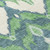 8' X 10' Green Ivory And Blue Ikat Washable Indoor Outdoor Area Rug