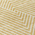 8' Gold And Ivory Round Geometric Washable Indoor Outdoor Area Rug