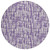 8' Purple And Lavender Round Abstract Washable Indoor Outdoor Area Rug