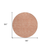 8' Copper And Ivory Round Geometric Washable Indoor Outdoor Area Rug