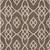 8' X 10' Chocolate And Ivory Trellis Washable Indoor Outdoor Area Rug