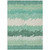 8' X 10' Sage Green And Ivory Striped Washable Indoor Outdoor Area Rug