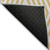 10' X 14' Gold and White Geometric Washable Non Skid Indoor Outdoor Area Rug