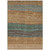 9' X 12' Terra Cotta Copper And Beige Striped Washable Indoor Outdoor Area Rug