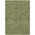 10' X 14' Olive Green And Light Green Abstract Washable Indoor Outdoor Area Rug