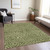 10' X 14' Olive Green And Light Green Abstract Washable Indoor Outdoor Area Rug